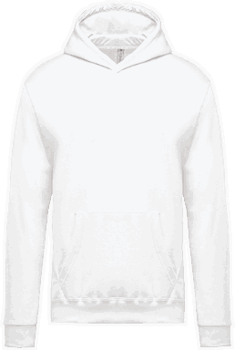 Basis Kinder Hoodie - Weiß