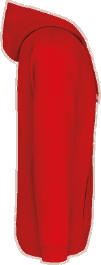 Basic zip hoodie - Red