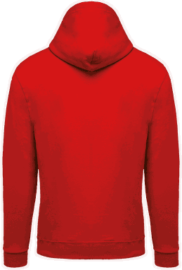 Basic zip hoodie - Red