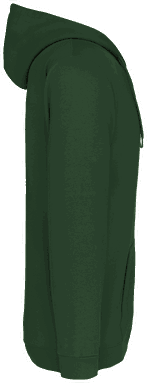 Basic zip hoodie - Forest green
