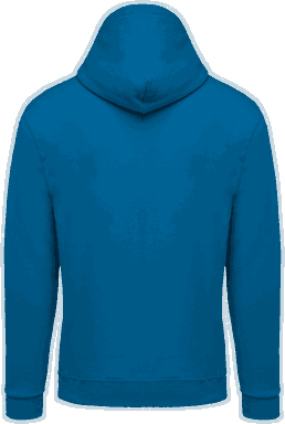 Basic zip hoodie - Tropical blue