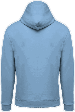 Basic zip hoodie - Sky blue