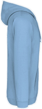 Basic zip hoodie - Sky blue