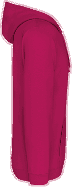 Basic zip hoodie - Fuchsia