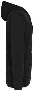 Basic zip hoodie - Black