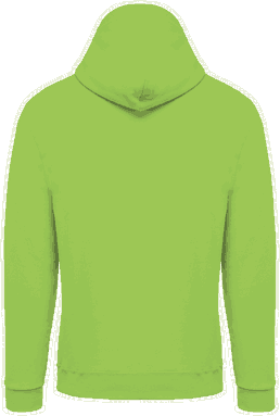 Basic zip hoodie - Lime
