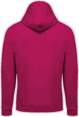 Basic zip hoodie - Fuchsia