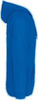 Basic zip hoodie - Light royal blue
