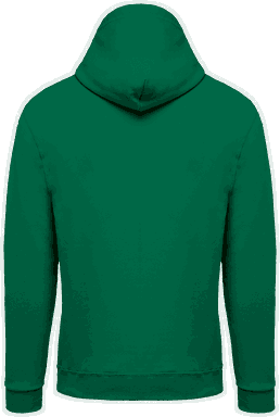 Basic zip hoodie - Kelly green