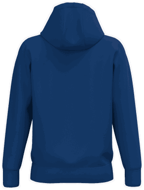 Sweat à capuche classique - Bleu roi