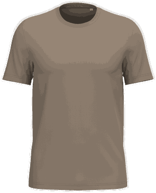 T-shirt unisexe écologique de base - Sable Humide