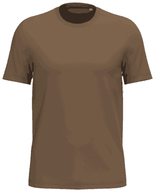 T-shirt unisexe écologique de base - Camel Foncé