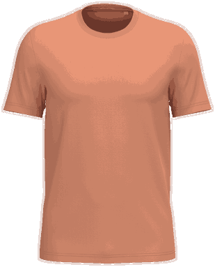 T-shirt unisexe écologique de base - Abricot