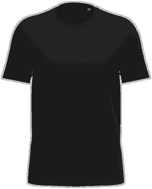 T-shirt unisexe écologique de base - Noir