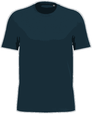 T-shirt unisexe écologique de base - Bleu Paon