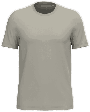 T-shirt unisexe écologique de base - Crème Beige