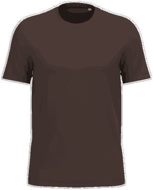 T-shirt unisexe écologique de base - Chocolat Foncé