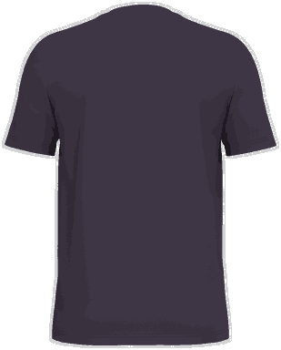 T-shirt unisexe écologique de base - Prune Foncé