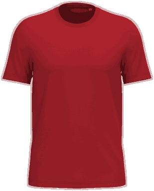 T-shirt unisexe écologique de base - Rouge Coquelicot