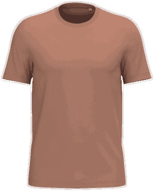 T-shirt unisexe écologique de base - Pêche