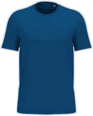 T-shirt unisexe écologique de base - Bleu Mer