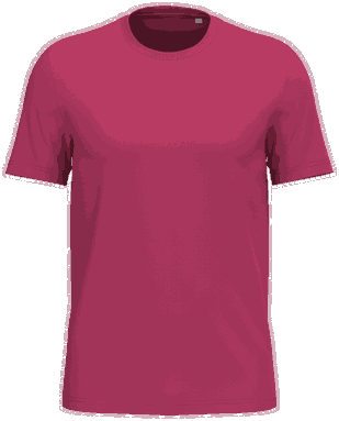 T-shirt unisexe écologique de base - Sorbet Framboise