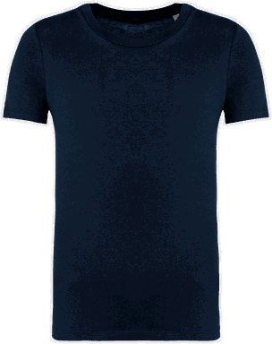T-shirt basique pour enfant - Bleu marine