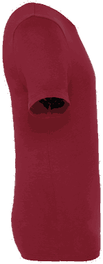T-shirt basique pour enfant - Rouge hibiscus