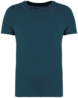 T-shirt basique pour enfant - Bleu paon