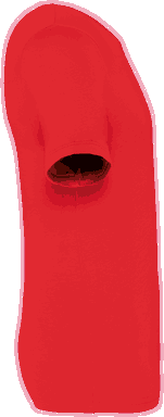T-shirt basique pour enfant - Rouge coquelicot