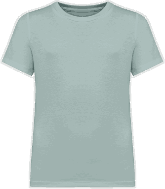 T-shirt basique pour enfant - Vert jade