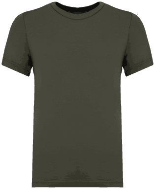 T-shirt basique pour enfant - Kaki bio