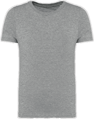 T-shirt basique pour enfant - Gris lune chiné