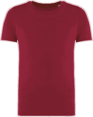 T-shirt basique pour enfant - Rouge hibiscus