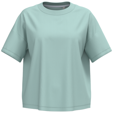 T-shirt oversize da donna - Verde giada