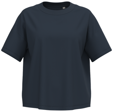 T-shirt oversize da donna - Blu navy
