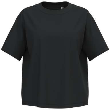 T-shirt oversize da donna - Nero