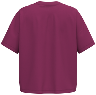 T-shirt oversize da donna - Ciliegia viola