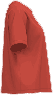 T-shirt oversize da donna - Peperone dolce