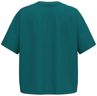 T-shirt oversize da donna - Verde pavone