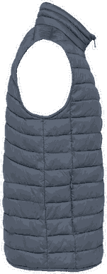 Ökologischer leichter Bodywarmer - Mineral Grau
