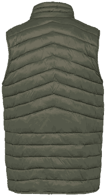Ökologischer leichter Bodywarmer - Bio Khaki