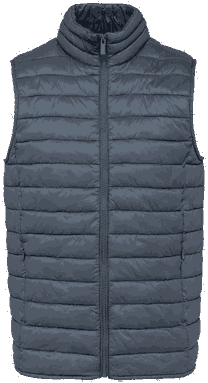 Ökologischer leichter Bodywarmer - Mineral Grau