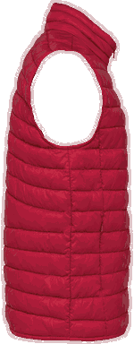 Ökologischer leichter Bodywarmer - Hibiskus Rot