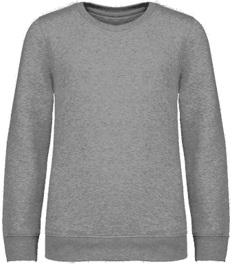Premium Kinderpullover - Mondgrau Heide