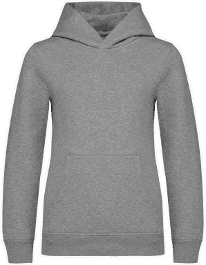 Premium kinder hoodie - Moon grey heather