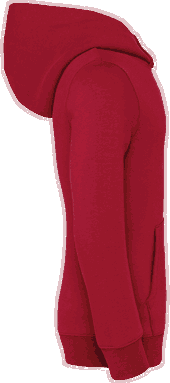Premium kinder hoodie - Hibiscus red