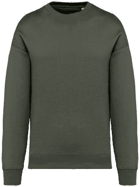 Sweatshirt oversize - Khaki Biologique