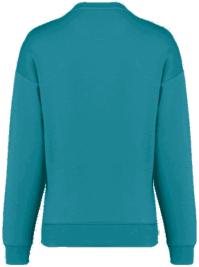Sweatshirt oversize - Bleu Adriatique