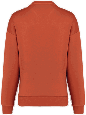 Sweatshirt oversize - Brique brûlée
